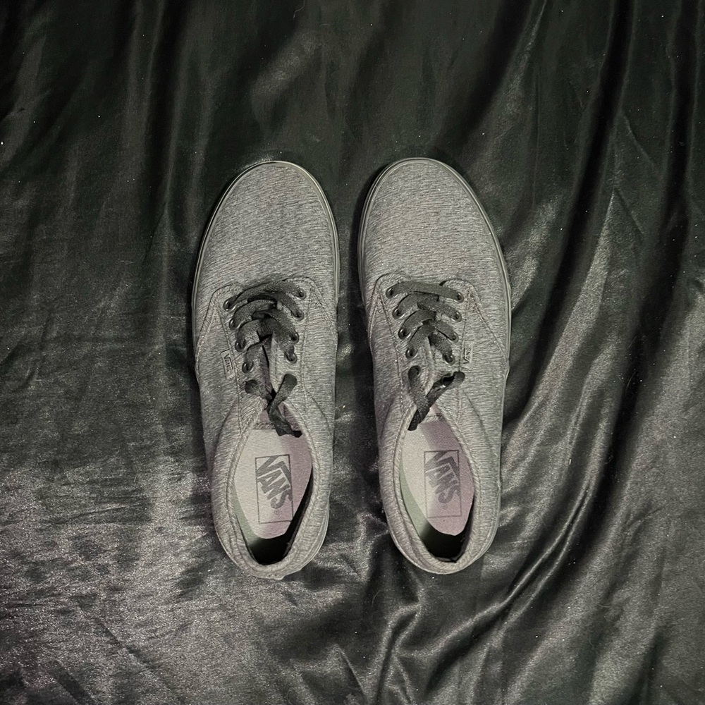 Vans Charcoal Lace-Up Sneakers